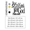 Psalm 46:10 Metal Bible Verses Wall Decor, Christian Metal Wall Decor, Metal Scripture Wall Art, Metal Wall Art, Inspirational Bible Verse Sign, Rustic Living Room Decor, Religious Gift (Gold, 24"x24" | 60x60cm) view 4
