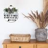 Sokomurg Dog Welcome Sign No Need to Knock We Know You're Here Door Sign Rustic Front Door Wreath for Dog Lovers Housewarming Gift Farmhouse Home Wall Art Decor 12" view 4