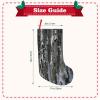 FRGMNT Cold Tree Camouflage Print 18Inch Christmas Stockings,Personalized Stockings,for Fireplace Hanging Xmas Home Decor view 3