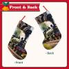 FRGMNT Steam Little Train Print 18Inch Christmas Stockings,Personalized Stockings,for Fireplace Hanging Xmas Home Decor view 2