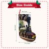 FRGMNT Steam Little Train Print 18Inch Christmas Stockings,Personalized Stockings,for Fireplace Hanging Xmas Home Decor view 3