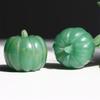 Xzyycyj Aventurine Crystal Pumpkins Pumpkin for Halloween Thanksgiving Fall Harvest Hard Figure Home Dcor (Aventurine) view 2