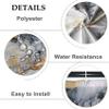 Baocicoo Gold Black White Marble Shower Curtain Modern Abstract Shower Curtains for Bathroom Lush Texture Bathtub Bathroom Decorations Durable Waterproof Shower Curtain with Hooks 72x72 Inches view 4