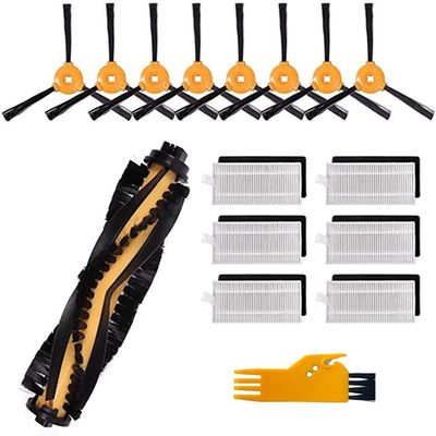 XIBANY Replacement Parts for ECOVACS DEEBOT 600 601 605 710 N79 N79S Yeedi K600 K700 Robot Vacuum Cleaner Accessory Kit
