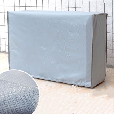 UTOYA Air Conditioner Covers for Units Winter OutsideOutdoor 600D Cloth Anti-uv Sun Shade for Mini Split Heat Pump Condenser Compressor (Color : Light Gray, Size : 85 * 58 * 35cm)