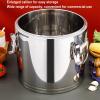 Stainless Steel Insulated Barrel, Insulation Beverage Dispenser Stainless Steel Milk Tea Bucket For Hotel Restaurant Party LYWY (Color : Silver, Size : 70L) view 3