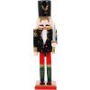 LIOOBO Wooden Nutcracker Figurine Xmas Decoration for Home Office Garden Unique Hand-Painted Holiday Decor for Boys and Girls and Adults view 1