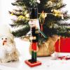 LIOOBO Wooden Nutcracker Figurine Xmas Decoration for Home Office Garden Unique Hand-Painted Holiday Decor for Boys and Girls and Adults view 4