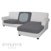 Easy-Going Stretch 3 Pieces Couch Cushion Covers for Sectional Sofa Left/Right L Shape Chaise Lounge Sofa Seat slipcover Anti-Slip Sofa Cover Soft (2 Seater + 1 Chaise, Grey) view 1