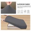 Easy-Going Stretch 3 Pieces Couch Cushion Covers for Sectional Sofa Left/Right L Shape Chaise Lounge Sofa Seat slipcover Anti-Slip Sofa Cover Soft (2 Seater + 1 Chaise, Grey) view 4