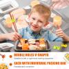 Suttmin 500 Pcs Reusable Chopsticks Helper Multicolor Plastic Practice Chopstick Trainer Hinges Connector Chinese Chop Stick Helper for Adult Learner Beginner view 4