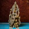 Ganeshaartsncrafts Lord Ganesh Statue 28 cm Brass Ganpati God Home Temple Puja Pooja Idol Indian Tabletop Desk Ganpati Hindu Murti and Sculptures for Decorations for Home and Diwali Gifts view 3