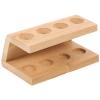 Bamboo Toothbrush Holder Travel Toothbrush Holder Bathroom Desk Organizer Rack view 1