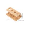 Bamboo Toothbrush Holder Travel Toothbrush Holder Bathroom Desk Organizer Rack view 3