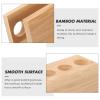 Bamboo Toothbrush Holder Travel Toothbrush Holder Bathroom Desk Organizer Rack view 4