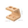 Bamboo Toothbrush Holder Bamboo Pen Holder Bathroom Counter Organizer for Desk view 3