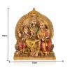 Handcrafted Resin Shiv Ganesh Parvati Showpiece for Home Dcor/Gifting/Table Dcor Lovable Designer Decorative BYONWARDINDIA ZZK3 view 4
