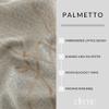 Threadmade Palmetto Lattice Embroidered Blackout Window Curtain Panel, Set of 2, Natural - 37" W x 84" L view 4