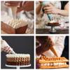 GOCCXL Extra Large Piping Bags 24" Thick Anti-Burst Icing Piping Pastry Bags 100 Pack Food Grade Cake Decorating Bags For Frosting Cupcakes Cakes Cookies Cream (24 Inch/XL) view 4