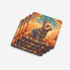 Caroline's Treasures Australian Terrier Terrier Fall Foam Coaster Set of 4 Cup Coasters for Indoor and Outdoor, Coaster for Tabletop Protection, Anti Slip, Mouse pad Material view 4