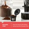 BLACK+DECKER Family Single Serve K-Cup Brewer: Large 50oz Water Reservoir, Versatile Ground Coffee & K-Cup Compatibility, Adjustable Tray for Travel Mugs view 4