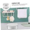 STOBAZA 2pcs Aluminum Soap Storage Jars Versatile Holder for Soap Cards Jewelry More Compact Lightweight Storage Case for Travel Gym Camping and Daily Use view 2