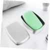 STOBAZA 2pcs Aluminum Soap Storage Jars Versatile Holder for Soap Cards Jewelry More Compact Lightweight Storage Case for Travel Gym Camping and Daily Use view 3