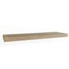 AquaTeak 30" Moa-Mist Floating Gray Teak Wall Shelf - 30 Inch view 1