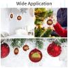 Backwards is Taco Cat Snowflakes Ornaments for Christmas Tree Decoration Glittered Snowflakes Hanging Pendants view 3