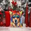 Caroline's Treasures DAC2580PW1818 Hippie Dawg Fabric Decorative Pillow Machine Washable, Indoor Outdoor Decorative Pillow for Couch, Bed or Patio, 18Hx18W view 2