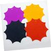 ABOOFAN 4pcs Halloween Non- Silicone Heat Placemats Web Design for Table for Cutlery and Cups Decorative Insulation Pads Black view 3