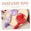 Antique Purse Chinese Empty Chinese Sachet Bags car Dashboard Ornament Hanfu Costume Accessories fengshui Charms Small vases for Flowers red Sachet Pouch Nylon Drawstring view 3