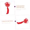Antique Purse Chinese Empty Chinese Sachet Bags car Dashboard Ornament Hanfu Costume Accessories fengshui Charms Small vases for Flowers red Sachet Pouch Nylon Drawstring view 4