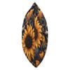 Halloween Pumpkin Skull Fall Design Skull Fall Pumpkin Halloween Sunflowers Skeleton Costume Throw Pillow, 18x18, Multicolor view 2