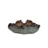 4.33" Color Change Tea Pet Home Decoration Resin Golden Fish Zisha Lotus Leaf view 1