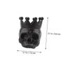 Garneck 2pcs Crown Skull Candle Holder Tealight Stand Skull Tealight Holder Halloween Holder Candle Holders Halloween Decorations Crown Decor Props Desktop Resin view 2