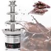 JINGEDD Chocolate Fountain Commercial Chocolate Fountain Chocolate Fountain Machine Stainless Steel Chocolate Fountain Fondue for Cake Shop,Hotel,House,Restaurant,Banquet,4Tier view 1