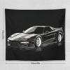 FeoYoed Tapestry Wall Hanging Decor Wall Art for Bedroom Living Room Dorm Picnic Japanese Jdm Car Nsx Black Cool Handsome. 50"x60" view 2