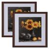 Picture Frames Set of 2. 1-1/8" Polystyrene Modern Cherry 11x16 Wholesaleartsframes-com 313-VIII Series Made in USA view 1