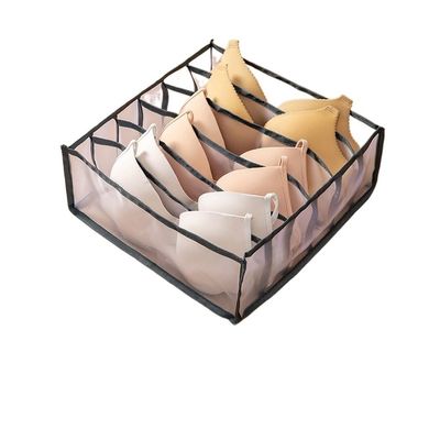 Underwear Drawer Organizer Closet Dresser Drawer Divider Underbed Organizer - Large Capacity Combination Bins for Socks, Panties, Ties, Belts, Bra. Storage Boxes Sock and Underwear Drawer Organizer (