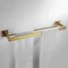 NevStp Gold Brushed Bathroom Accessories Hardware Towel Bar Rail Toilet Paper Holder Towel Rack Hook Soap Dish Toilet Brush,toilet brush view 4
