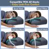 Adjustable CPAP Pillow for Side & Back Sleepers Reduce Mask Air Leaks & Pressure, Cervical Memory Foam Neck Support with 2cm Removable Insert, Cooling Washable Cover Fits Full Face & Nasal Masks view 3