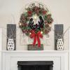 Wnvivi Prelit Nativity Wreath,Christmas Wreath for Front Door,Christmas Wreath with Jesus Silhouette LED Lights,Nativity Scene Wreath Decor(35cm/13.7Inch) view 4