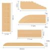 Sytalin Household Threshold Bars Step Threshold Ramp Mat Door Sill Scuff Plate Slope Strip Auxiliary Compatible with Roborock Xiaomi Ecovacs Eufy Vacuum Cleaner Replacement Parts (Yellow) view 2