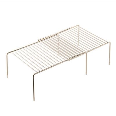 GUERNSEY Stackable Fruit Vegetable Storage Cart Adjustable Kitchen Metal Storage Rack Rack Non-Slip Kitchen Shelf Organizer Space Saving Fruit Basket for Kitchen (Color : White)