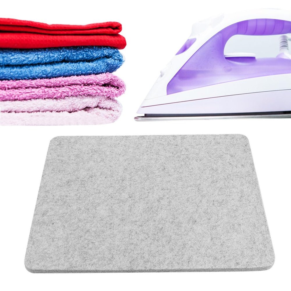 EXCEART Wool Ironing Pad High Temperature Pressing Mat for Quilting Sewing and Embroidery Portable Ironing Board Alternative for Home and Travel