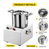 4/6/10/15L Electric Automatic Chopper, Commercial Food Processors, Stainless Steel Electric Meat Vegetable Cutter Grinder, CE/FCC view 2