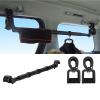 ARTSZY Telescopic Car Clothes Hanging Bar, 0.85-1.4M/2.7-4.5FT Adjustable Garment Organizer Rack with Longitudinal Regulator, Non-Slip Clothing Rod for Trunk Rear view 1