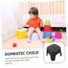 Yardenfun 1pc Foot Stool for Bathroom Compact Step Stool for Toilet Non- Design for Easy Use for Toddlers and Adults for Shoe Changing and Potty Training Black view 3