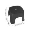Yardenfun 1pc Foot Stool for Bathroom Compact Step Stool for Toilet Non- Design for Easy Use for Toddlers and Adults for Shoe Changing and Potty Training Black view 4